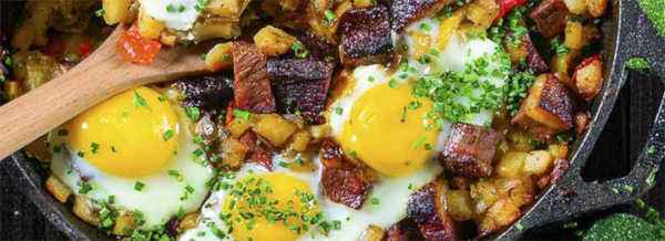 Revoltillo de brisket para desayuno