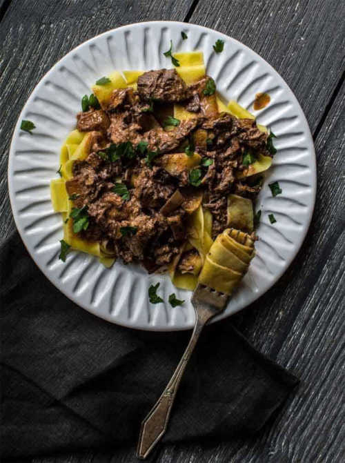 Stroganoff de brisket
