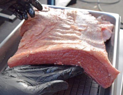 Tapa de asado listo a condimentar