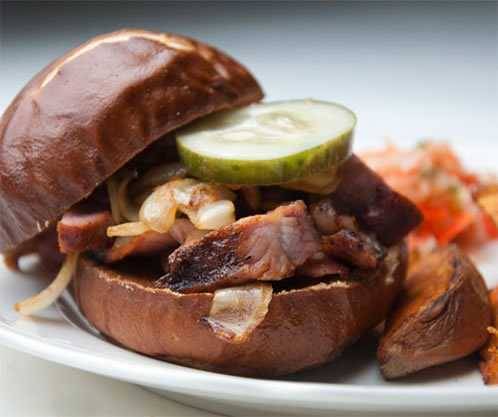 El verdadero sándwich de costilla