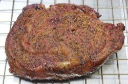 Bistec después de dorar