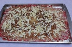 Pastel de carne con queso