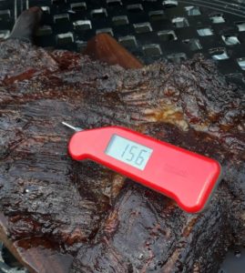 Termómetro y carne